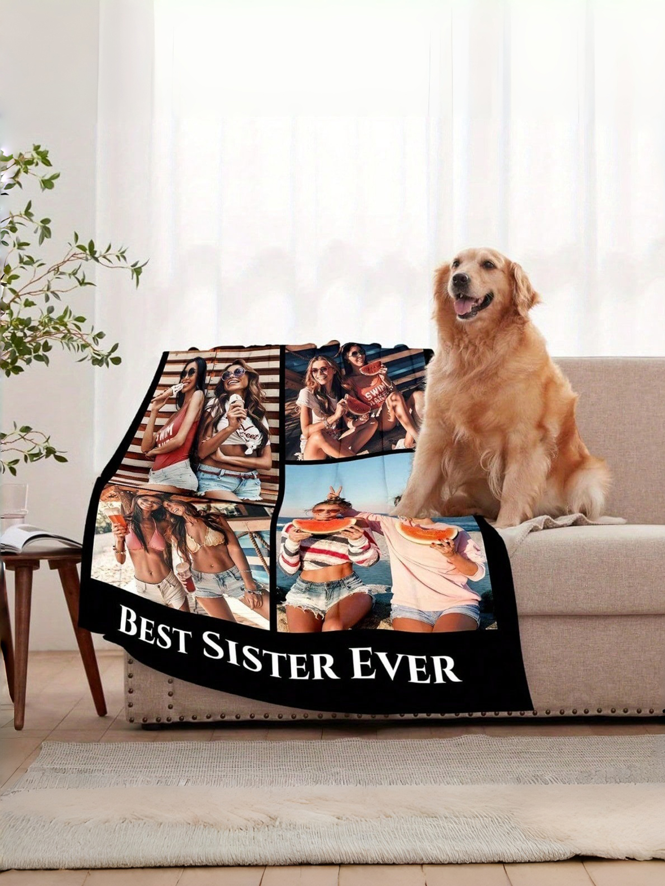 Personalized Photo Blanket Custom Photo Blanket Exclusive Customization Soft Flannel Throw Blanket